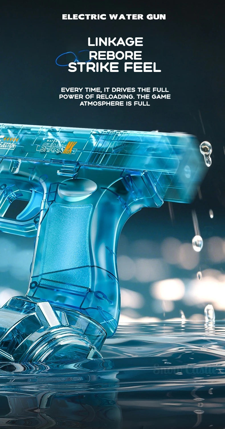 2025 Summer Hot M416 Water Gun Fully Automatic Shooting Toy Summer Battle Beach