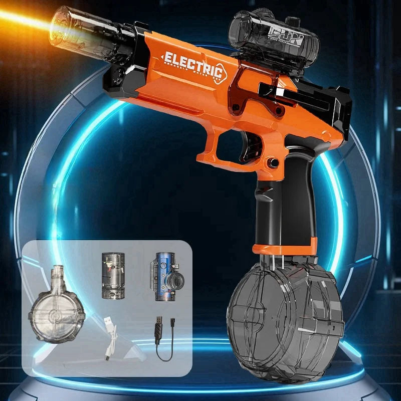 Electric Water Gun Toys Summer Outdoor Beach Pool Garden Fight Games