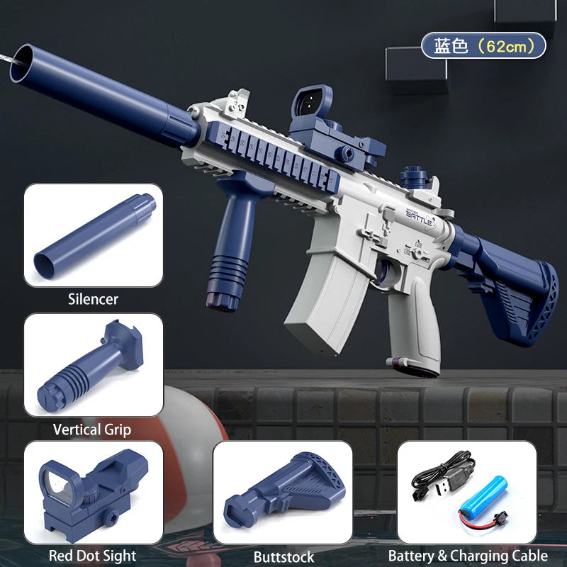 M416 Water Gun Fully Automatic Shooting Toy Summer Battle Beach Outdoor Entertainment Toys