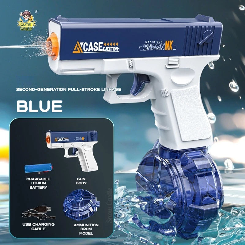 2025 Summer Hot M416 Water Gun Fully Automatic Shooting Toy Summer Battle Beach