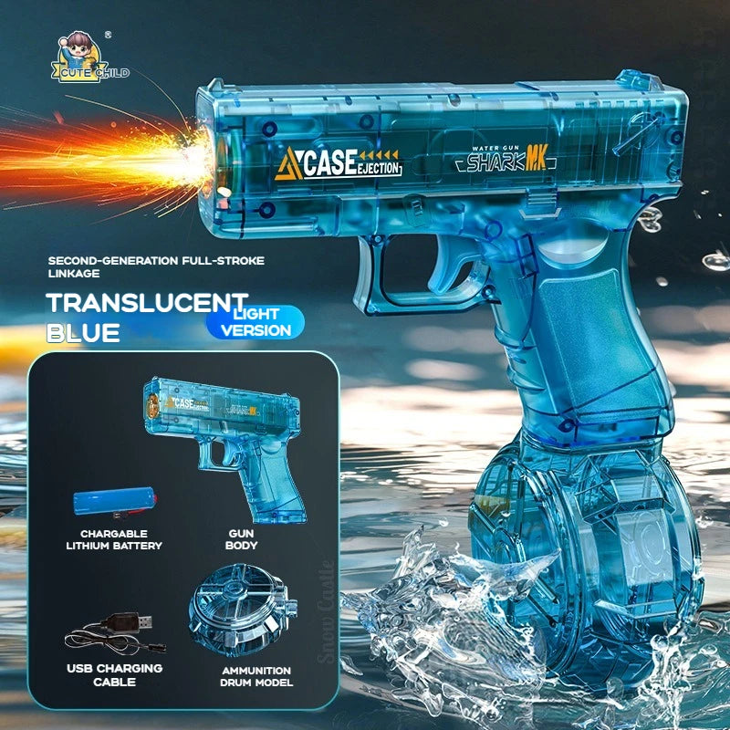 2025 Summer Hot M416 Water Gun Fully Automatic Shooting Toy Summer Battle Beach