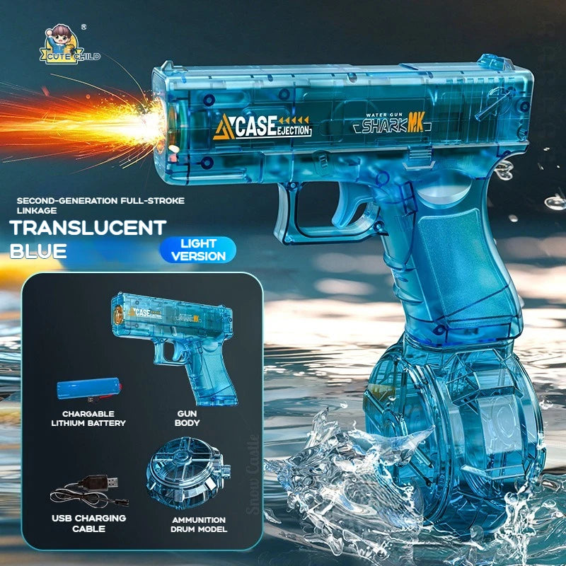 2025 Summer Hot M416 Water Gun Fully Automatic Shooting Toy Summer Battle Beach