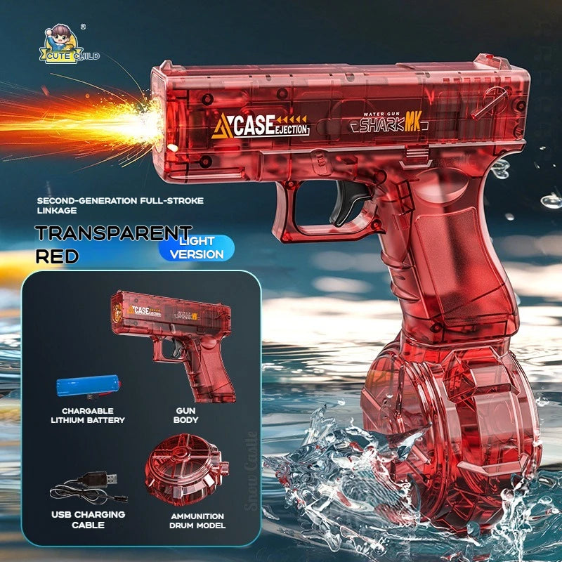 2025 Summer Hot M416 Water Gun Fully Automatic Shooting Toy Summer Battle Beach
