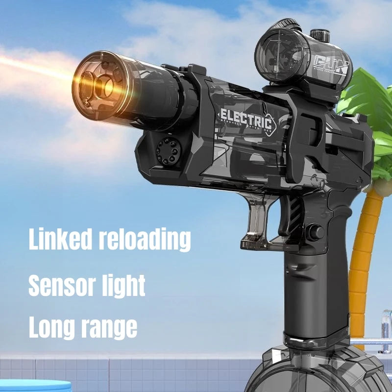 Electric Water Gun Toys Summer Outdoor Beach Pool Garden Fight Games
