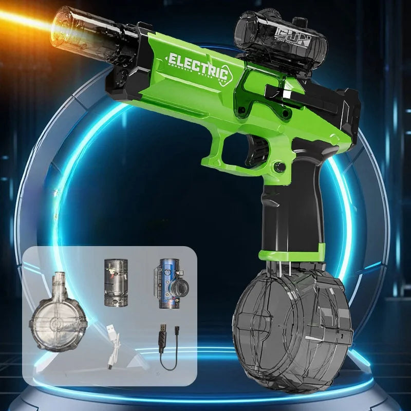 Electric Water Gun Toys Summer Outdoor Beach Pool Garden Fight Games