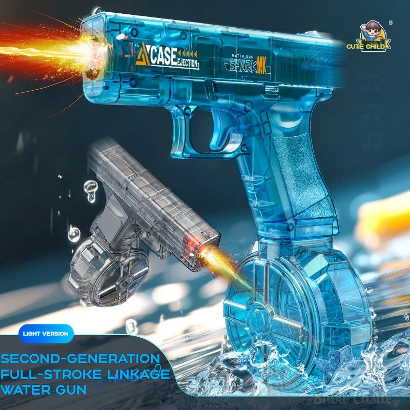 2025 Summer Hot M416 Water Gun Fully Automatic Shooting Toy Summer Battle Beach