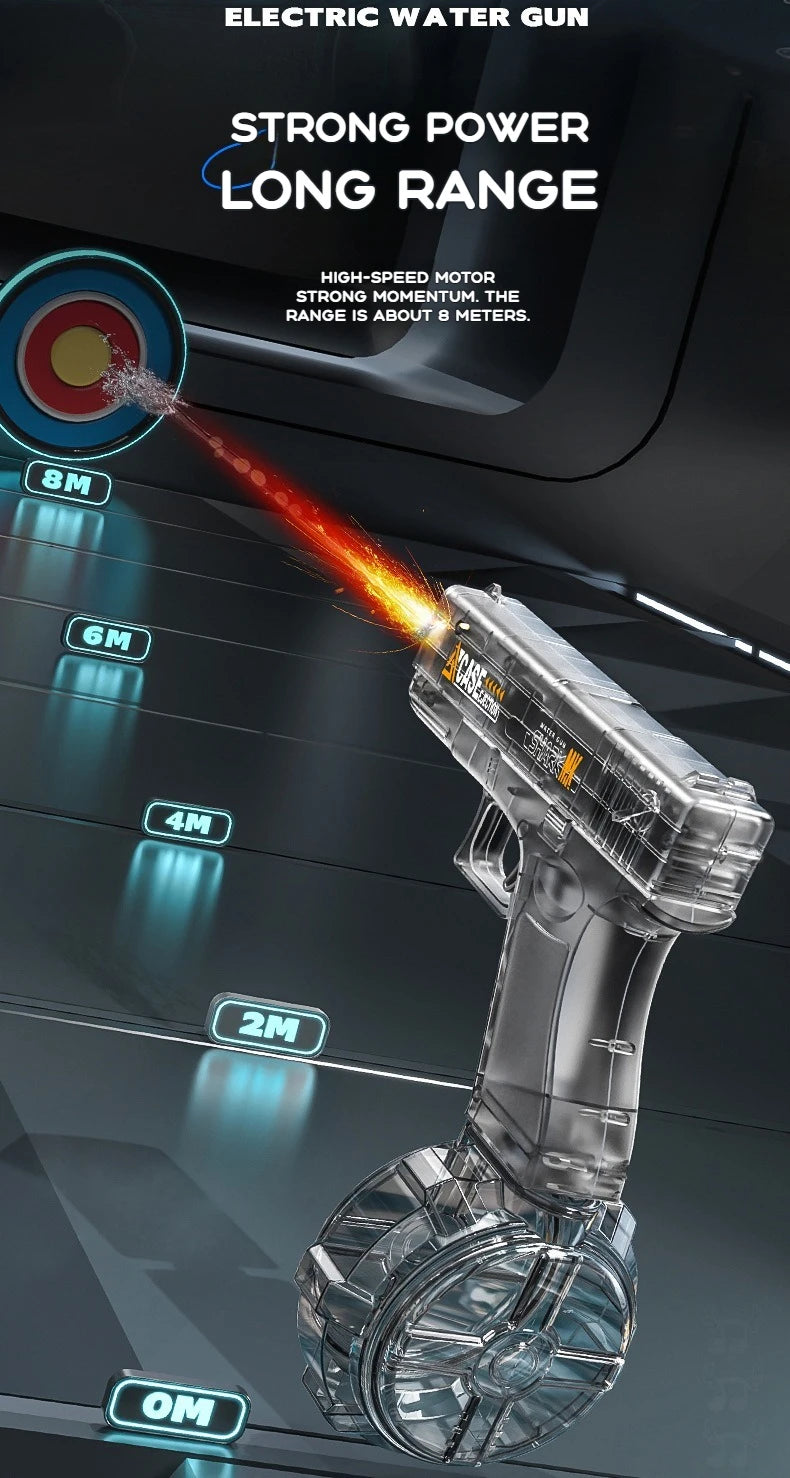 2025 Summer Hot M416 Water Gun Fully Automatic Shooting Toy Summer Battle Beach