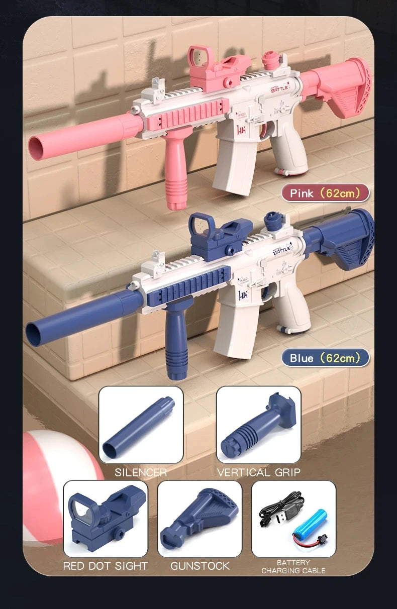 M416 Water Gun Fully Automatic Shooting Toy Summer Battle Beach Outdoor Entertainment Toys
