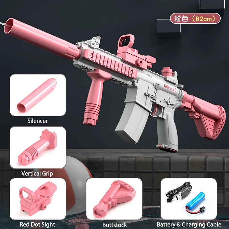 M416 Water Gun Fully Automatic Shooting Toy Summer Battle Beach Outdoor Entertainment Toys