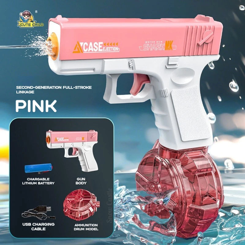 2025 Summer Hot M416 Water Gun Fully Automatic Shooting Toy Summer Battle Beach